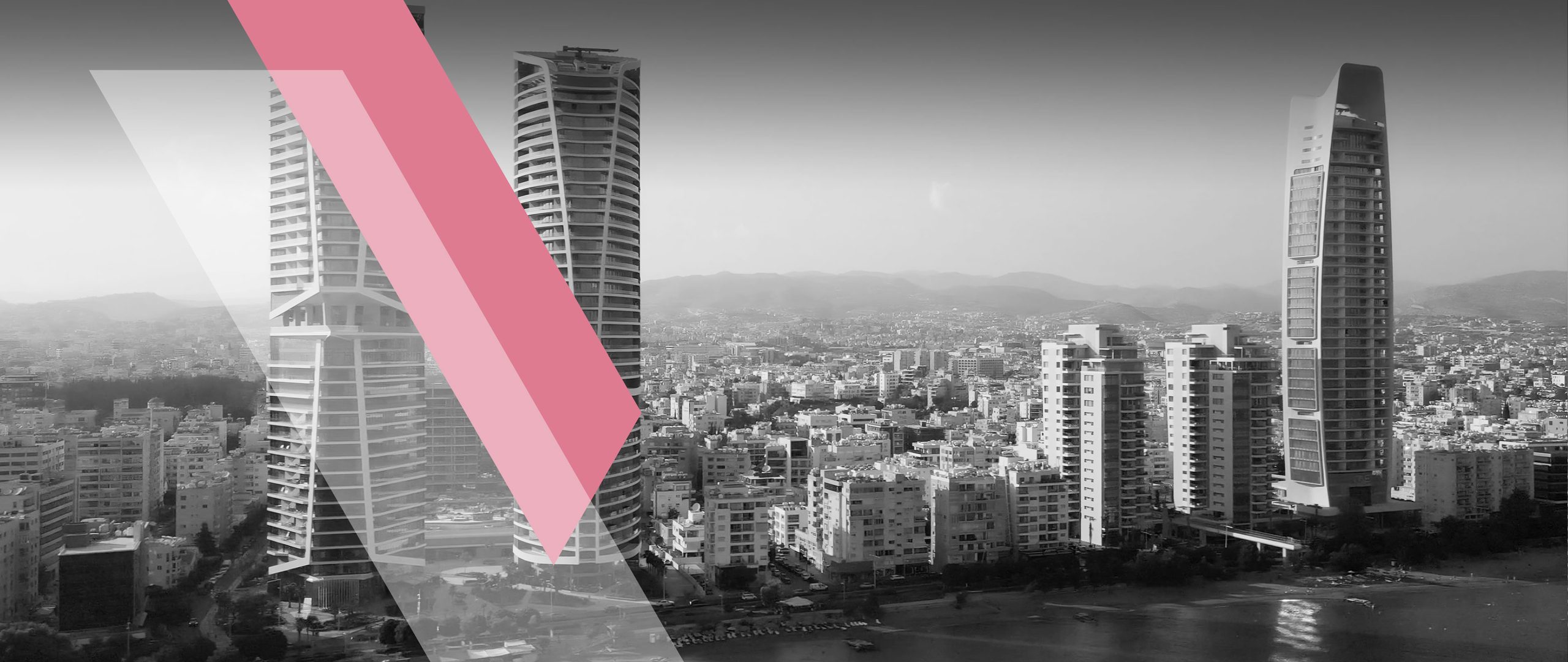 Limassol seafront skyline